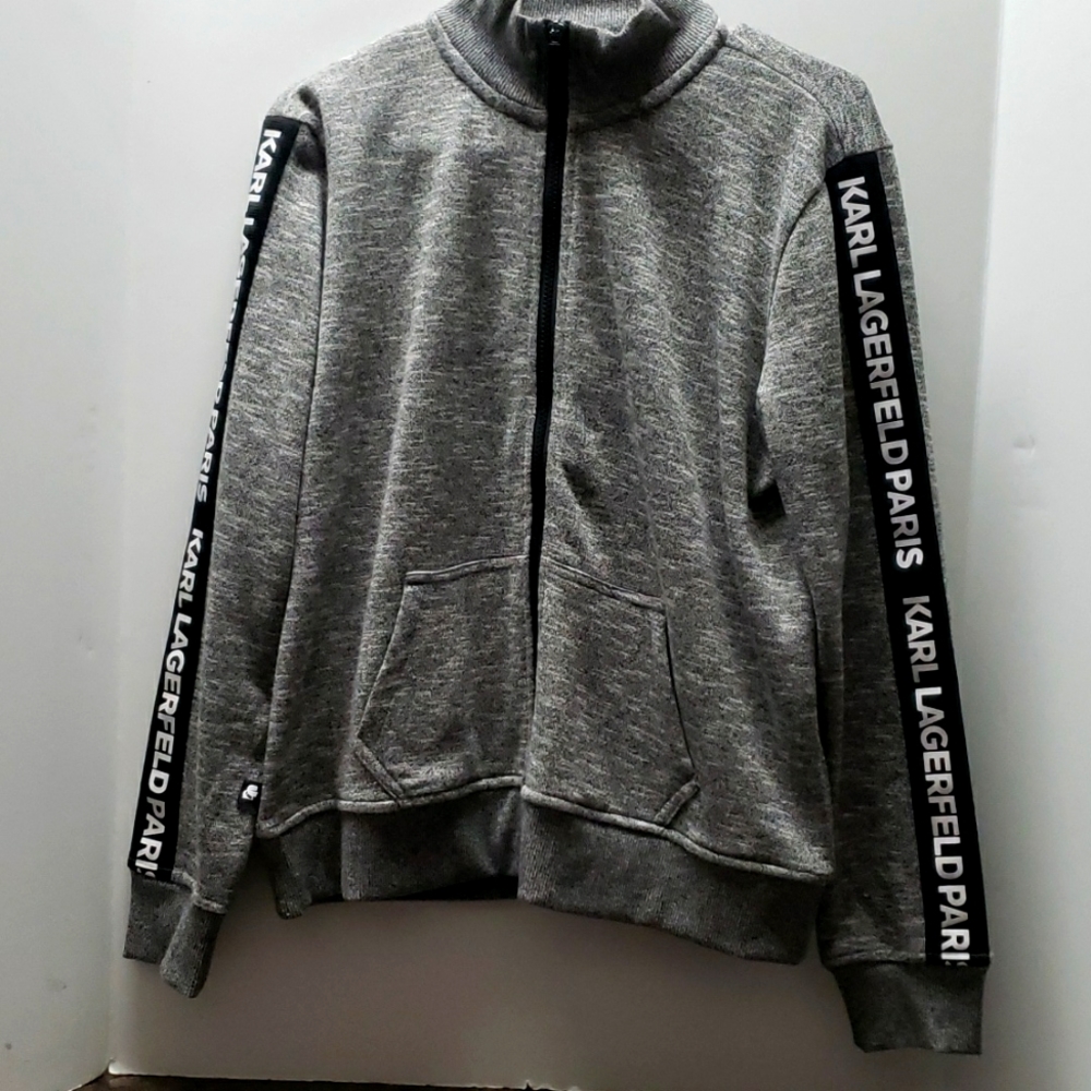 NwOT Karl Lagerfeld Zip Up Jogger Jacket SZ M